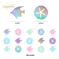 39 Piece Mermaid Party Decoration Kit