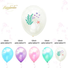 39 Piece Mermaid Party Decoration Kit