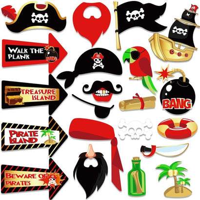 Pirate Theme Photo Booth Props